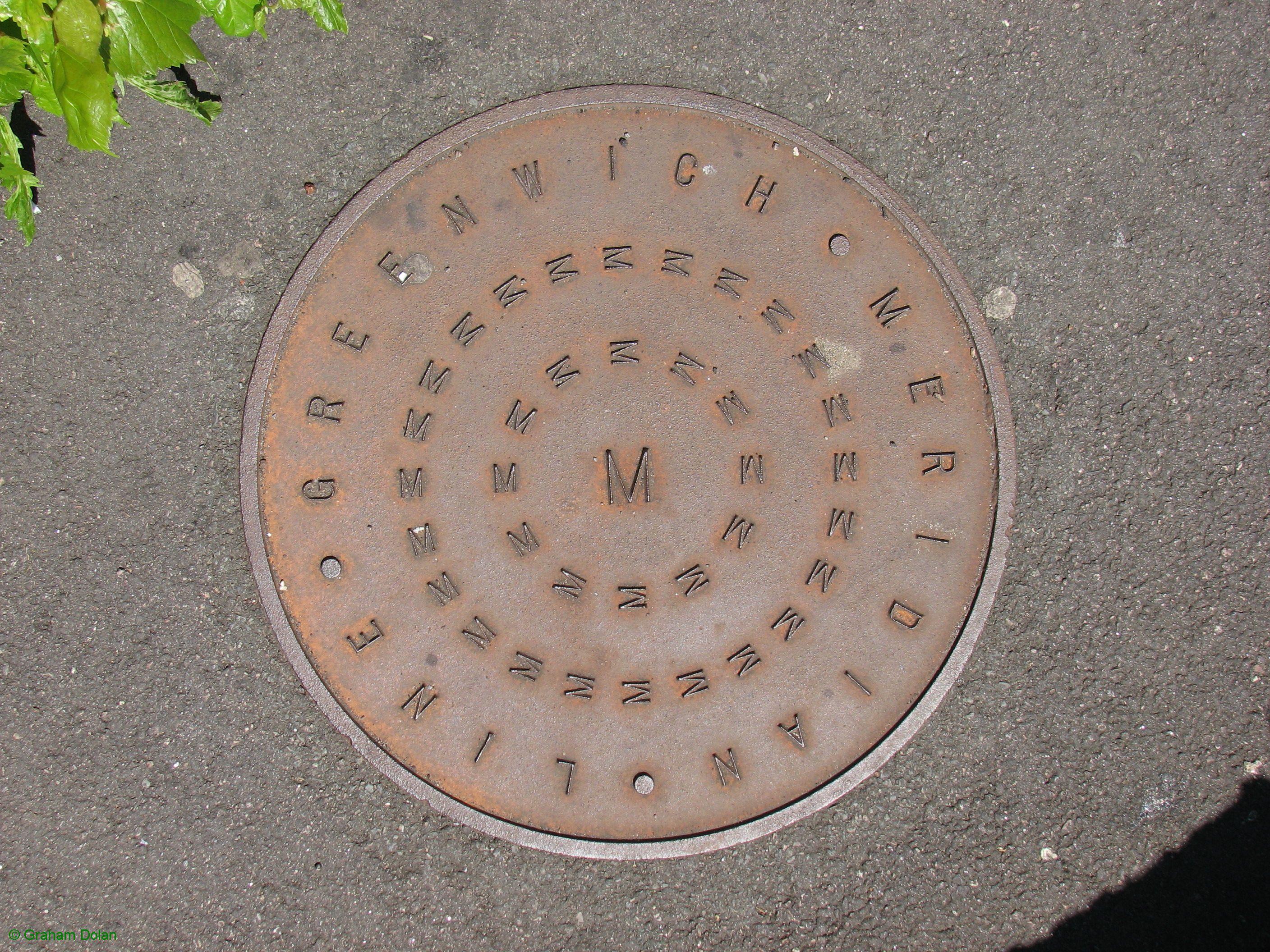 Greenwich Meridian Marker; England; LB Waltham Forest; Walthamstow (E17)